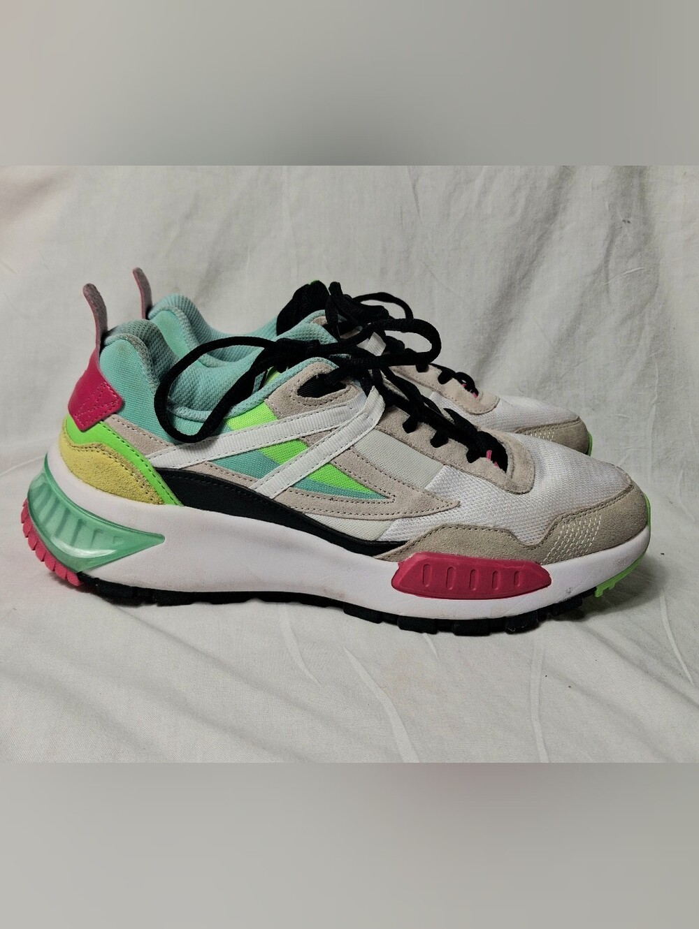 FILA Setona Viz Leather and Mesh Cross Training Sneaker Womens Shoes Size 11